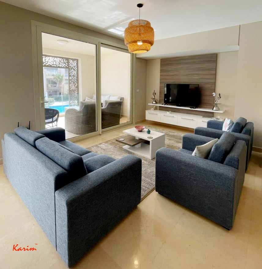 High rise Townhouse for long term rent in El Gouna Mangroovy : – الصورة 3