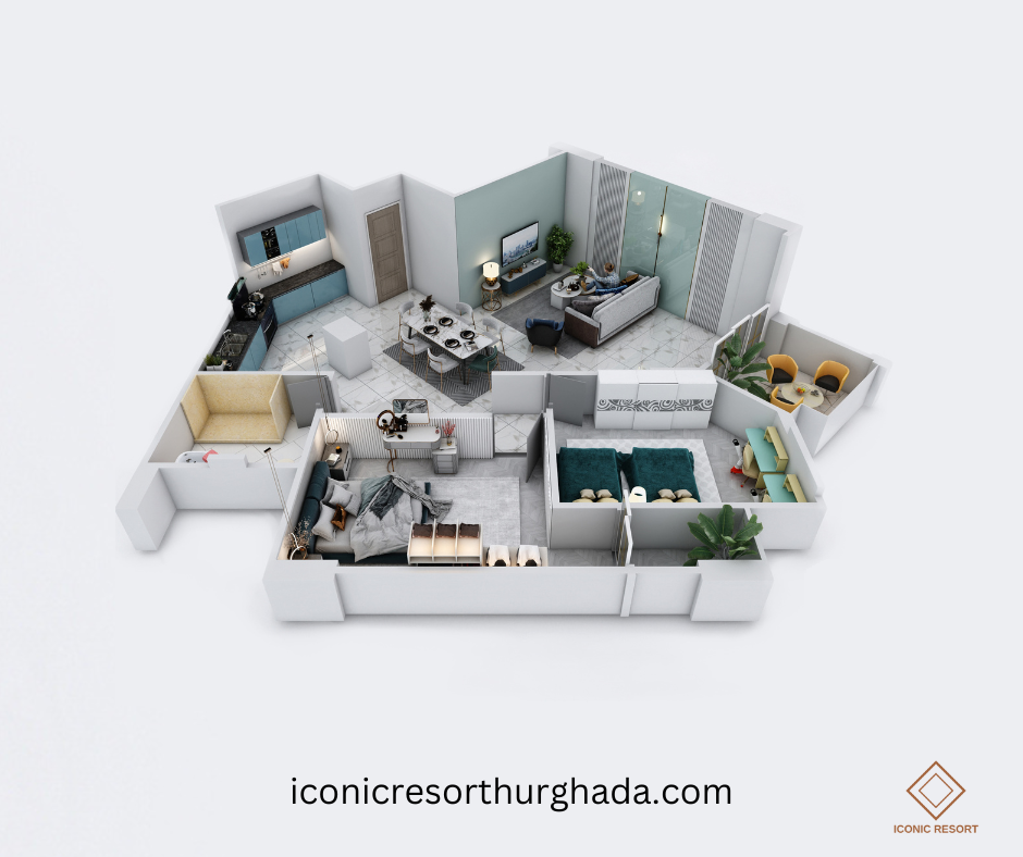3 Bedroom Apartments at Iconic Resort Hurghada – Foto 2